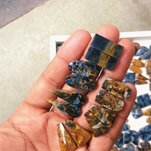 Wholesale High Quality Pietersite <b>Quartz</b> Loose Gemstone Natural Cabochon for Jewelry Designers Bulk - Product Image 5