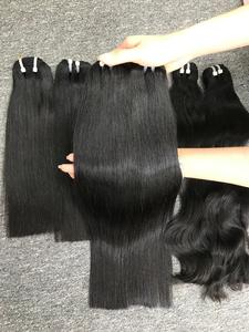 Tendance chaude 100% extensions de cheveux humains Remy plus haute qualité os droit Double dessiné prix d'usine traité à la Machine - Product Image 3