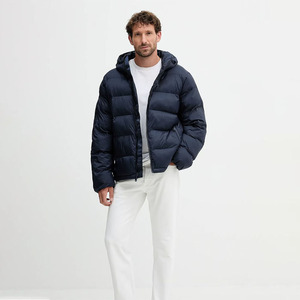 High Quality Mens Winter Puffer Down Jacket <b>Thick</b> Warm Hooded Goose Down Coat Fashion Bubble Jacket for Outdoor Wear - Product Image 1