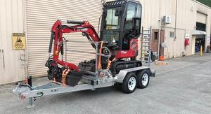 Mini-excavatrice 2,5c + ensemble remorque - Product Image 6