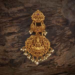 Broche de Pelo de Cristal Antiguo 185164, Chapado en Latón con Pedrería, Diseño de Corazón y Cruz, para Bodas y Fiestas - Product Image 1
