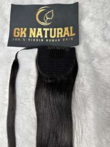 Extensions de cheveux humains indiens 100% Real Remy Indian Hair Extension Clip-In Ponytail Weaving Wavy Texture Single Drawn Hair Ends - Product Image 4