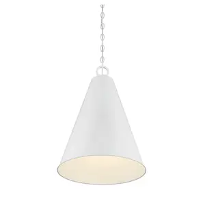 Lustre suspendu à revêtement blanc pour décoration d'éclairage de salon pour la maison et l'hôtel Autres fournitures d'éclairage suspendu - Product Image 4