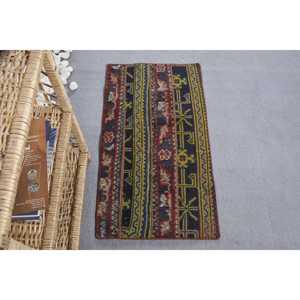 Alfombra clásica de retazos de lana rojo azul hecha a mano 9x12 rectángulo nuevo diseño Material viscosa para adolescentes sala de estar dormitorio látex - Product Image 1