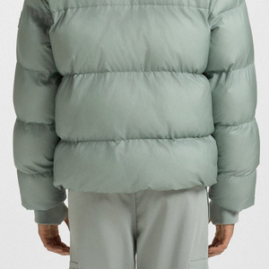 Veste matelassée pour homme, prix d'usine, coque en nylon, isolée, chaude, légère, pour un ajustement décontracté et confortable, prix de gros, col montant - Product Image 6