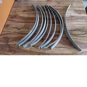 Assiette en corne de buffle d'eau, artisanale, écologique, art populaire, courbe naturelle, noire, forme d'écaille, taille personnalisable, bien utilisée - Product Image 1