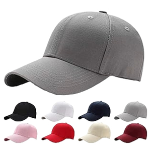 2025 New Fashion 6 Panel Unisex Cotton <b>Plain</b> Colour Baseball Hats Custom 3D Embroidery Logo Two Tone Curved Brim Baseball <b>Cap</b> - Product Image 6