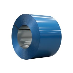 Bobine d'acier galvanisé prélaqué PPGI, norme BS, RAL 5012 bleu - 0,42 mm x 900 mm, 80 GSM, utilisation pour la toiture, mi-dur - Product Image 1
