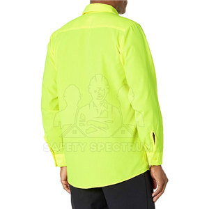 Camisa de Trabajo de Manga Larga Reflectante, Impermeable, Transpirable y de Secado Rápido para Seguridad y Uso en Exteriores con Diseño Duradero - Product Image 3