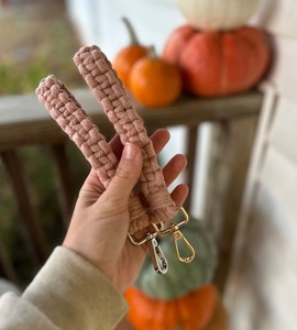 Luxury Quality Macrame <b>Wristlet</b> | <b>Wristlet</b> Keychain | Boho <b>Wristlet</b> - Product Image 3