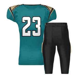 Dernière conception uniforme de maillot de football américain sur mesure couleurs personnalisées/taille vêtements de sport confortables uniformes de football élégants - Product Image 2