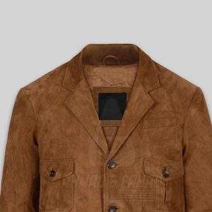 Dernière mode 2026, vente chaude, manteau en cuir suédé pour homme, laine, hiver, couleur personnalisée, haute qualité, respirant, écologique, décontracté - Product Image 6
