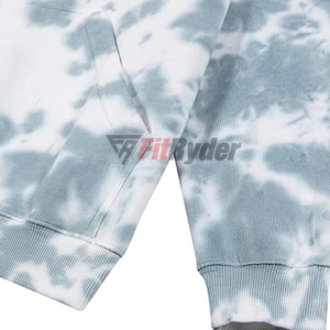 2024 unisexe coton à capuche séchage rapide respirant pull Logo personnalisé cravate teinture Style Street Wear pour l'hiver motif solide - Product Image 6