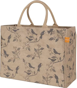 Bolsa impresa de fibra de yute 100% de calidad superior ecológica con color personalizado y logotipo precio de mercado competitivo - Product Image 5