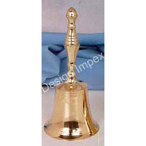 Premium Quality <b>Bell</b> Brass High Polished and Gold Plated Handbell Waiters and Guard <b>Calling</b> <b>Bells</b> for Restaurants & Office - Product Image 2
