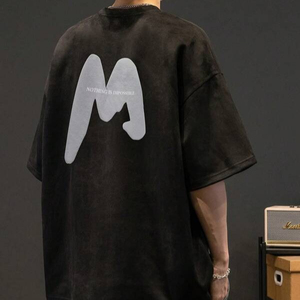 T-shirt imprimé bouffant pour hommes dernière conception T-shirt décontracté pour hommes T-shirt en tissu de haute qualité pour hommes 100% coton T-shirt - Product Image 1