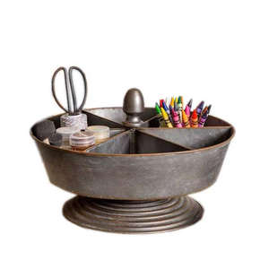 Perilla de hierro galvanizado a la moda, soporte para cubiertos de almacenamiento de utensilios de cocina con uso de almacenamiento de utensilios domésticos para vajilla - Product Image 1