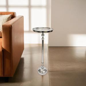 Mesa de comedor al aire libre redonda minimalista clásica moderna Material de aluminio - Product Image 3