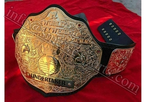 Găng tay đấm bốc Túi đặt danh hiệu Đai đấu vật vô địch Hạng Nặng Thế Giới vàng lớn nwa - Product Image 3