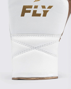 Guantes de Boxeo Profesionales de Piel Blancos y Dorados Hechos a Medida, Modelo 2026, para Entrenamiento y Sparring, CP-BG-82 - Product Image 6