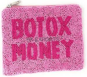 Bolso Mini Tipo Pouch Hecho a Mano con Lazo Blanco y Cuentas para Mujer, Bolso Clutch Boho Hecho a Mano - Product Image 4