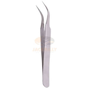 Pinzas para las pestañas, producto en oferta, pinzas de extensión lisas y con agarre de diamante, logotipo personalizado - Product Image 6