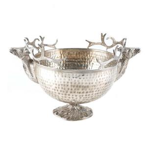 Bol de service en aluminium au design luxueux avec éclat miroir poli pour une table à manger raffinée - Product Image 1