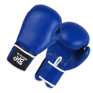 Gants de boxe en cuir durables avec doublure respirante et sangle réglable, idéaux pour l'entraînement et la pratique - Product Image 6