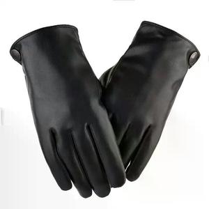 Gants d'hiver en cuir coupe-vent personnalisables avec isolation thermique Mitaines de qualité pour l'extérieur par temps froid Logo tendance - Product Image 1