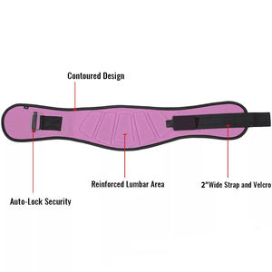 Ceinture de gymnastique de soutien de taille en néoprène sur mesure de vente chaude pour l'haltérophilie Dead Lift Back Exercise Ceinture en nylon en néoprène - Product Image 6