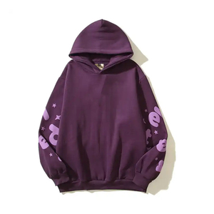 Para Sudadera con capucha 100% algodón Puff estampado letra patrón invierno moda cómodo cuello con capucha Streetwear - Product Image 4