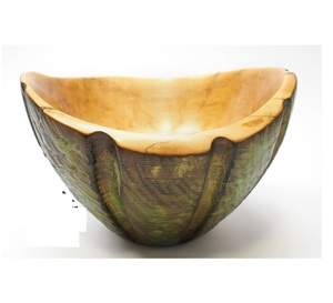 Vaisselle en bois fini en résine de bonne conception Bol de service pour aliments sûrs Bol de service pour fruits secs en bois fait à la main en gros - Product Image 4