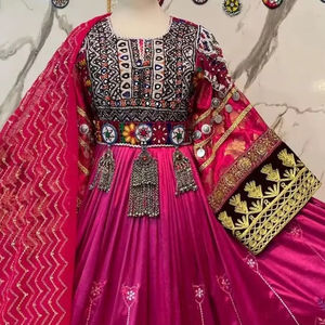 100% alta calidad Original afgano Kutchi pareja boda, fiesta y vestido Eid mejor precio Tribal bohemio pareja vestido para hombres mujeres - Product Image 1