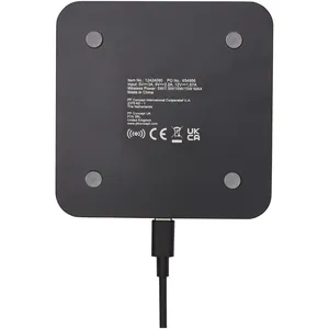 Stazione di Ricarica Wireless Ibrida Personalizzata da 15W per Forniture da Ufficio e Gadget - Product Image 5
