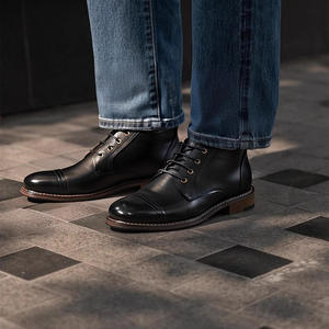 Bottes classiques avec semelle antidérapante et semelle intérieure rembourrée pour le bureau et les réunions professionnelles - Product Image 5