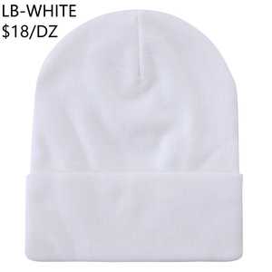 Berretto Lungo Personalizzato LB 56-58CM Unisex Casual da Spiaggia 100% Acrilico con Motivo a Pois - Product Image 1