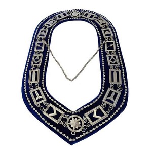 Masonic Regalia Blue Lodge Oficial Collar Plata - Product Image 5