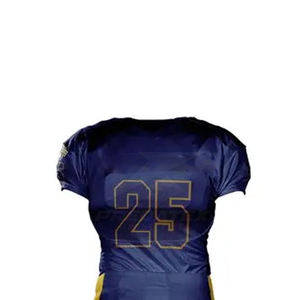 ชุดกีฬาแขนสั้นสำหรับผู้ชายและผู้หญิงชุดอเมริกันฟุตบอลแบบแห้งเร็วงานตามสั่ง - Product Image 6