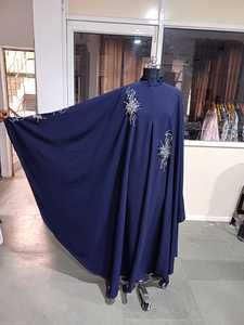 Elegante Caftán Marroquí de Nuevo Diseño, Hermosa Ropa Tradicional Musulmana, Adornada a Mano con Cuentas de Piedra, Transpirable, Ligera, Informal - Product Image 4