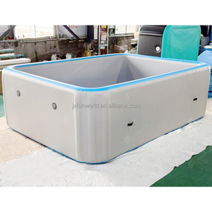 <span class=keywords><strong>Piscine</strong></span> carrée <span class=keywords><strong>gonflable</strong></span> sur mesure, portable, en tissu Drop Stitch, pour adultes, utilisation en extérieur dans la cour. - Product Image 1
