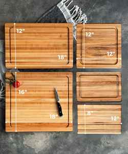 Stylish Wooden Kitchen Board for Slicing, <b>Dicing</b>, and Serving, Food-Grade, Easy to Clean, Highly Durable with Stainless Steel - Product Image 6