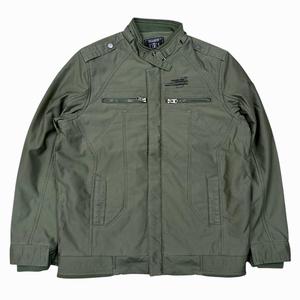 Veste universitaire 100% coton pour hommes, couleur menthe du fournisseur indien direct, veste coupe-vent surdimensionnée de style vintage - Product Image 1