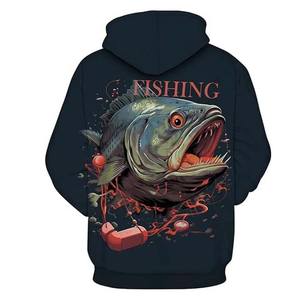 Sudadera de pesca Ropa deportiva de pesca con capucha Manga larga Diseño personalizado Sublimación Impreso Rendimiento Fleece Pesca con capucha - Product Image 6