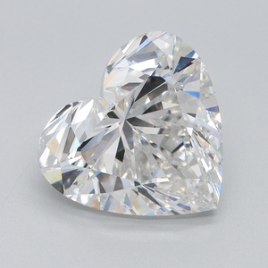 IGI Heart Cut Lab 4,03 CT Diamante Blanco F color VS1 claridad Laboratorio calibrado suelto creado Diamantes para la fabricación de joyas Regalos para H - Product Image 1