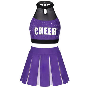Uniforme de cheerleading pour femmes de qualité supérieure, respirant, taille adulte / Uniforme de cheerleading pour femmes sur mesure de haute qualité - Product Image 2