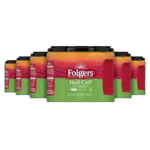 Café Folgers Half Caff Tostado Medio, 22.6 Oz. Recipientes (Paquete de 6) - Product Image 3
