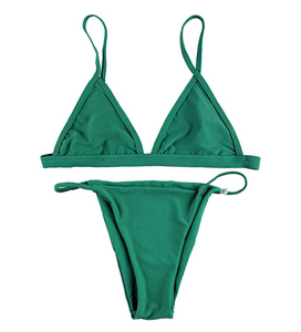 Caliente moda Sexy corsé deportes impreso Push-Up Panty y sujetador Bikini conjunto de lencería Sexy trajes de baño ropa interior de talla grande - Product Image 3