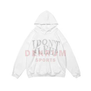 Sudaderas con Pedrería para Hombre, de Secado Rápido y Transpirables, Color Liso Personalizado, Venta al Por Mayor, Directo de Fábrica, Nueva Llegada - Product Image 1
