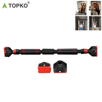TOPKO Porte en tuyau d'acier de haute qualité Barre horizontale Exercice à domicile Équipement de fitness Porte épaissie Barre horizontale