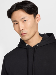 Sweat à capuche unisexe chaud d'hiver avec un design unique, 100% coton, vêtements de sport, nouveau sweat à capuche en polaire surdimensionné de couleur noire pour hommes - Product Image 4